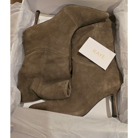 RAYE Dani Extended Calf Boot in Dark Chocolate Brown Excellent Condition 9 - Picture 9 of 10